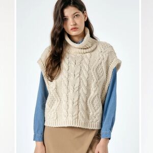 Storets Danny Cable Sweater Vest, M